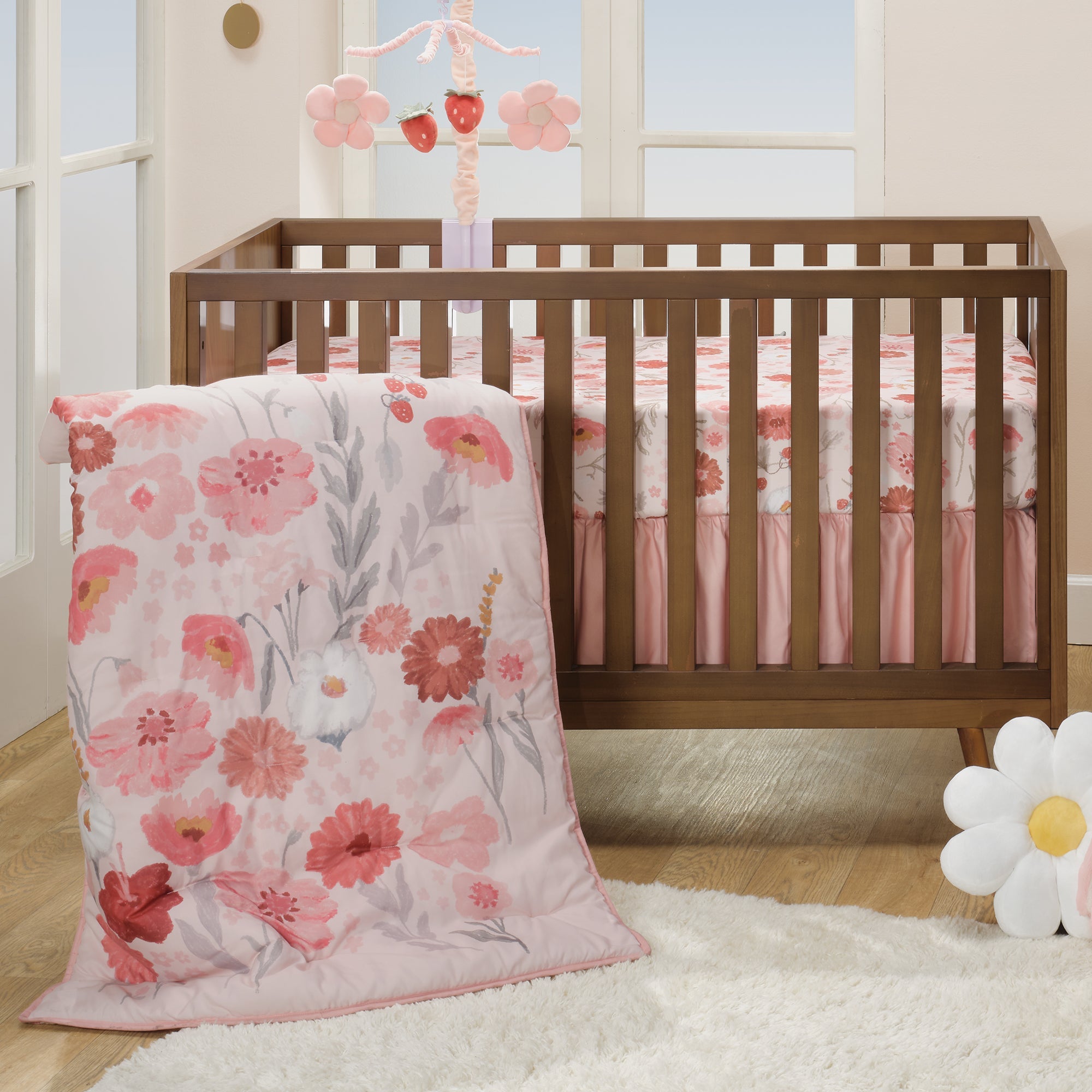 Flower Power Crib Bedding