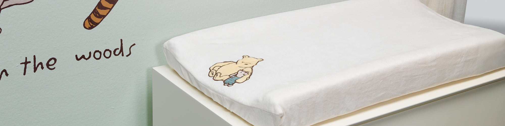 pooh changing pad cover