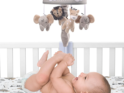 jungle safari mobile with baby