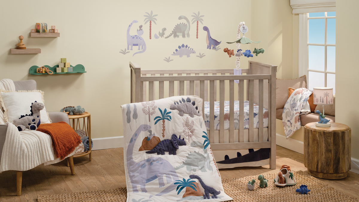 Dino-Might Baby Crib Bedding & Nursery Decor