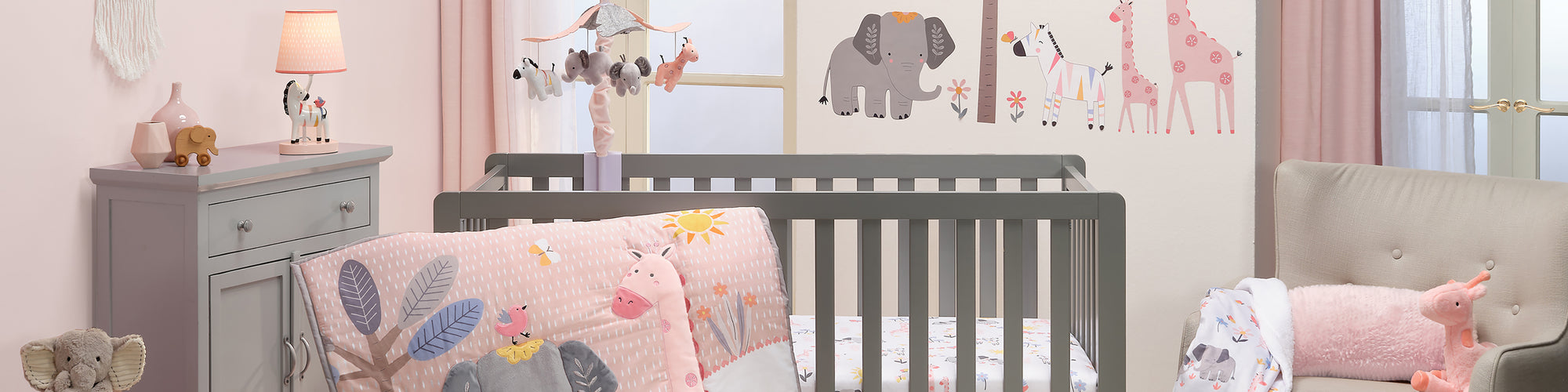 jazzy jungle nursery bedding