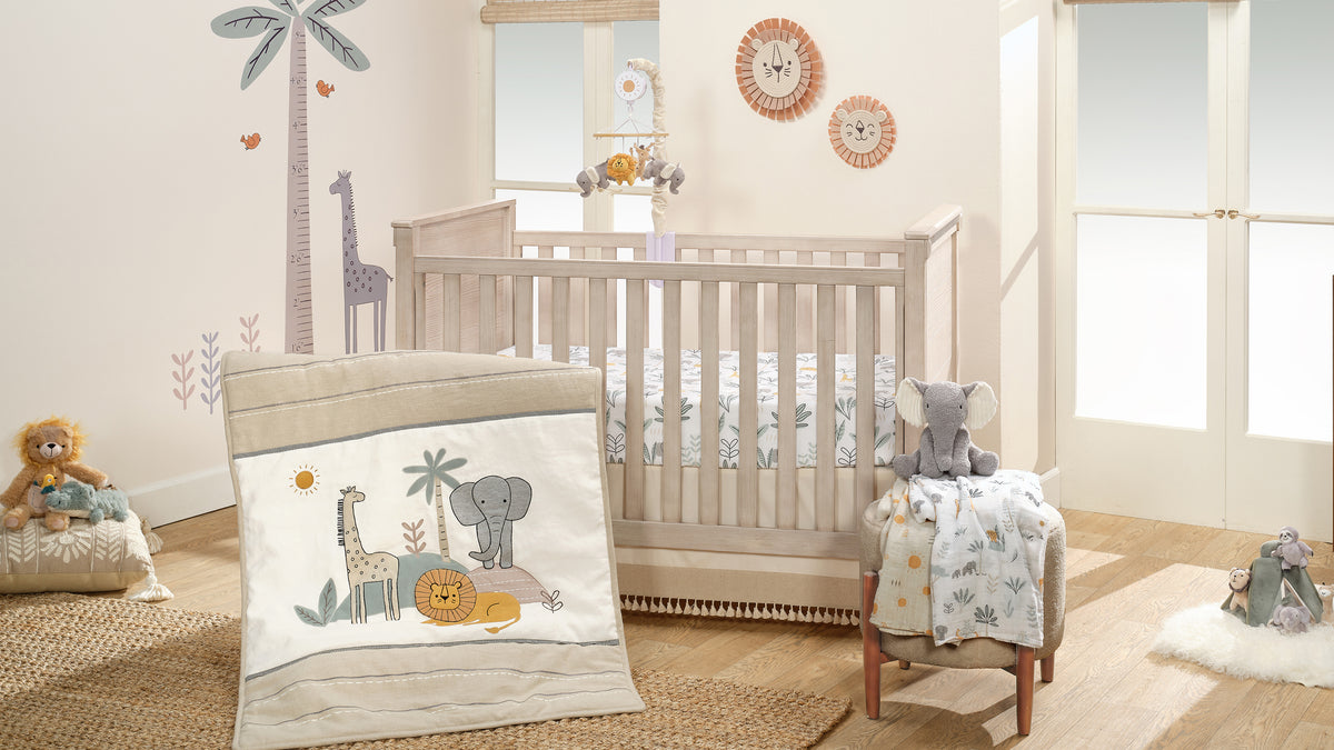 jungle adventure nursery bedding