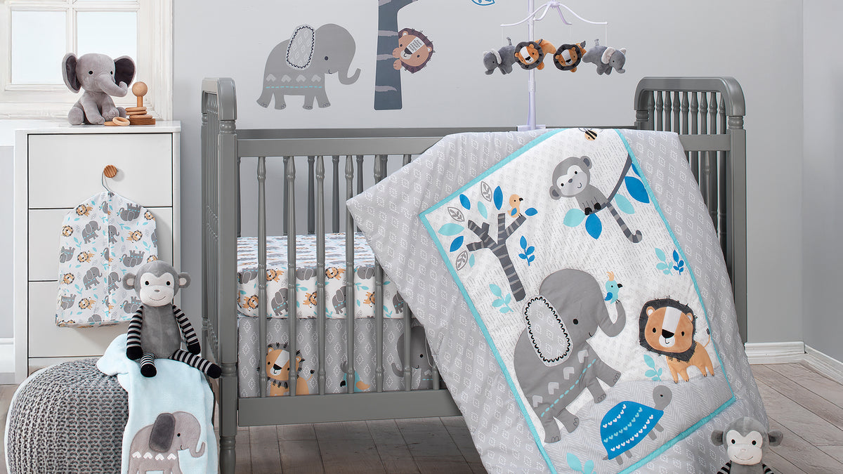 jungle fun nursery bedding