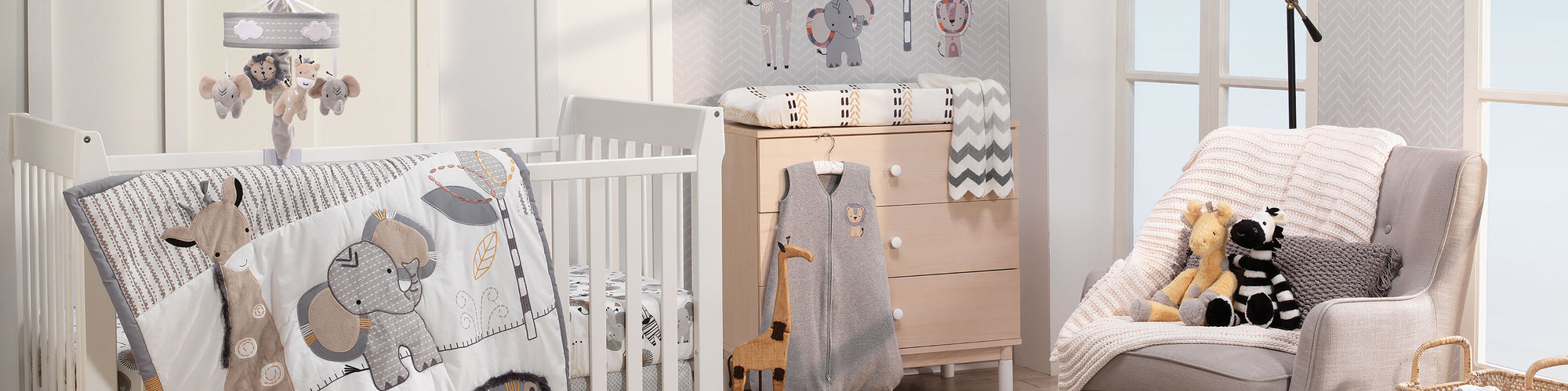 jungle safari nursery bedding