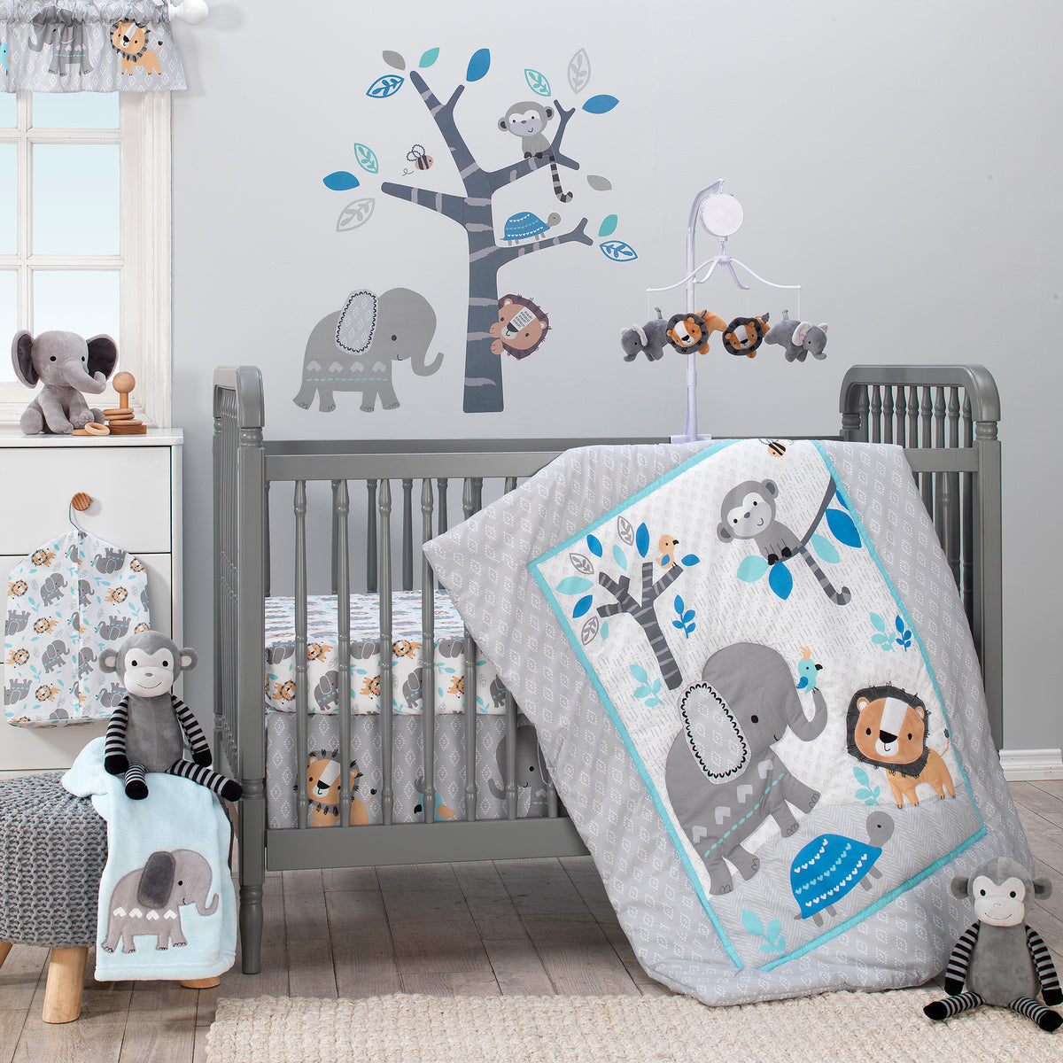 jungle fun nursery bedding