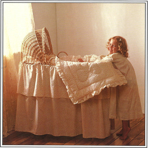 Lambs & Ivy archive image of girl with bassinet