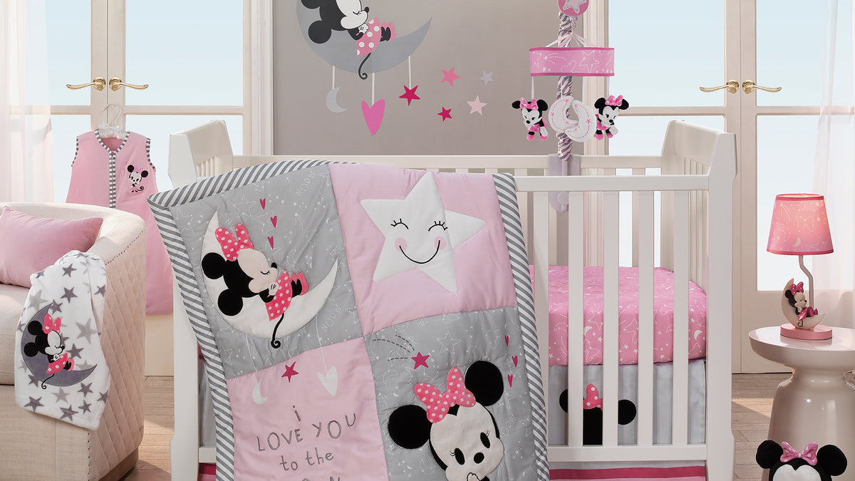 minnie mouse nursery bedding