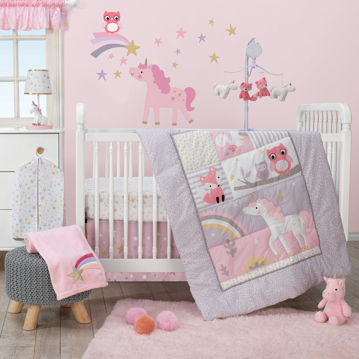 rainbow unicorn nursery