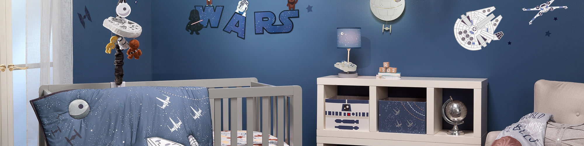 star wars millennium falcon nursery bedding