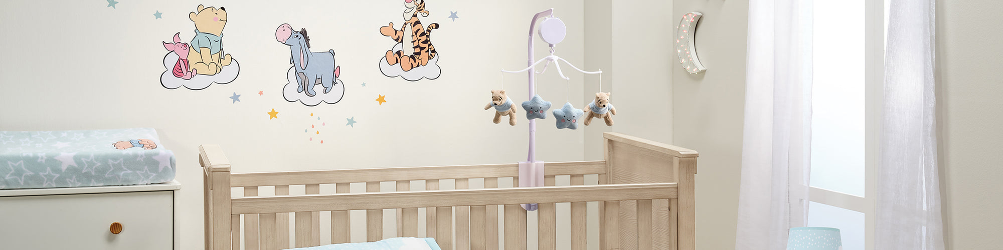 starlight pooh nursery bedding