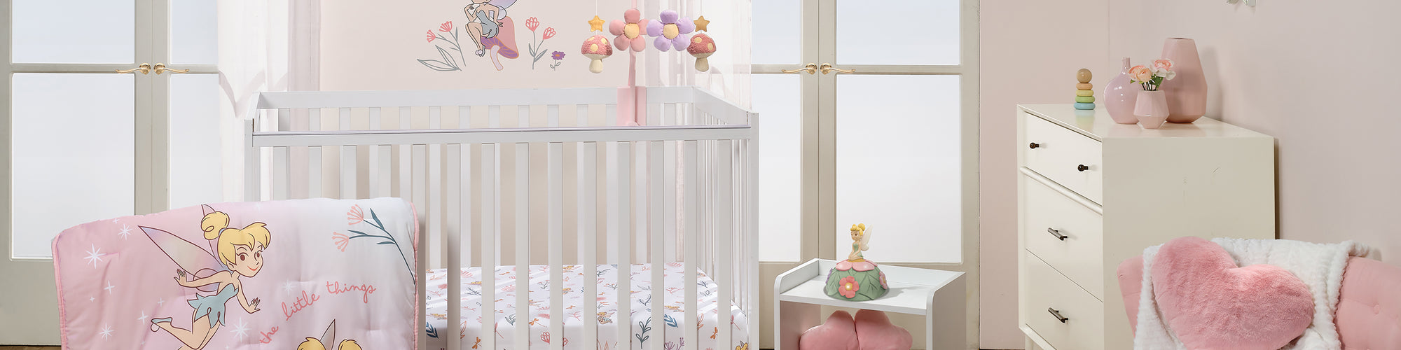 tinker bell nursery bedding
