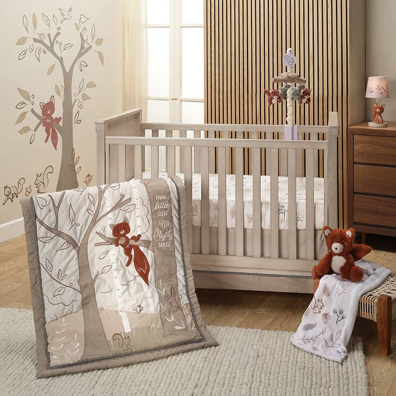 Treetop Fox Baby Crib Bedding & Nursery Decor