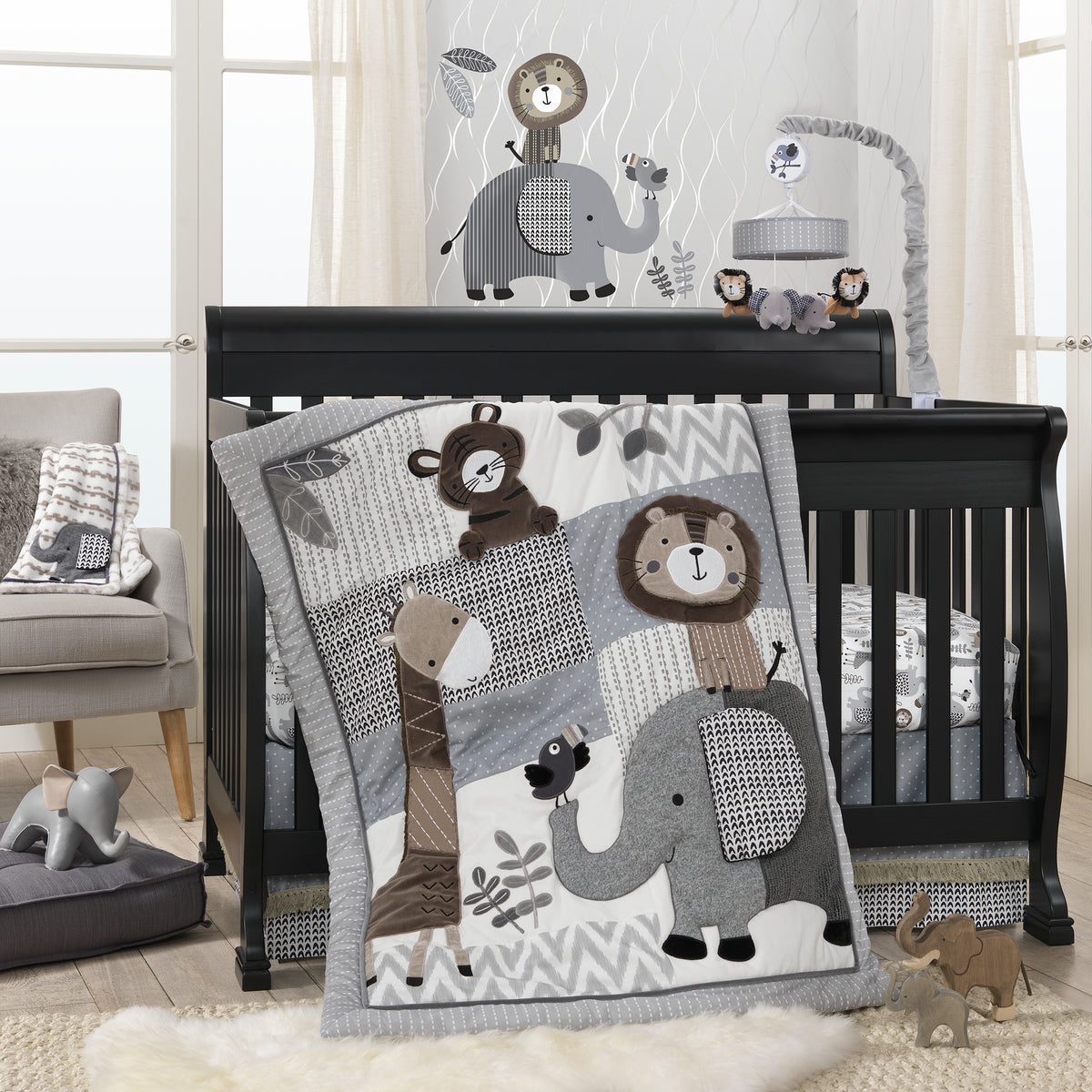 urban jungle baby nursery