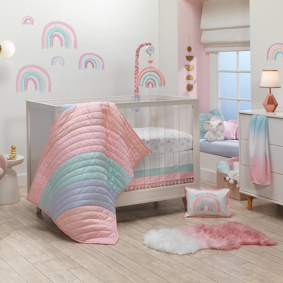 watercolor pastel nursery