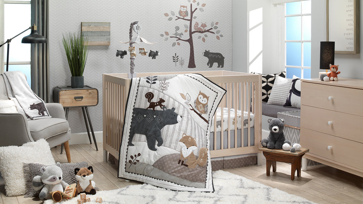 woodland forest nursery bedding