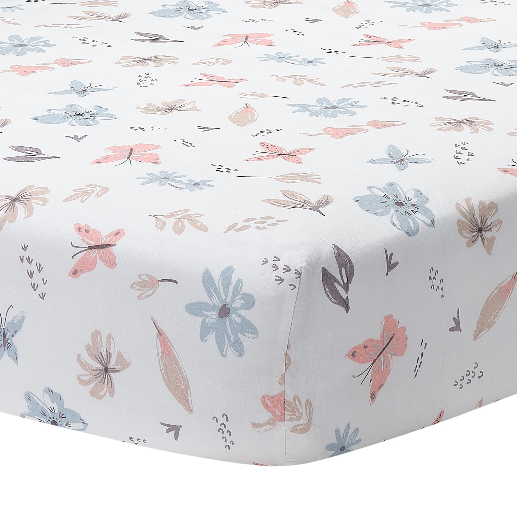 Baby Blooms Cotton Fitted Crib Sheet