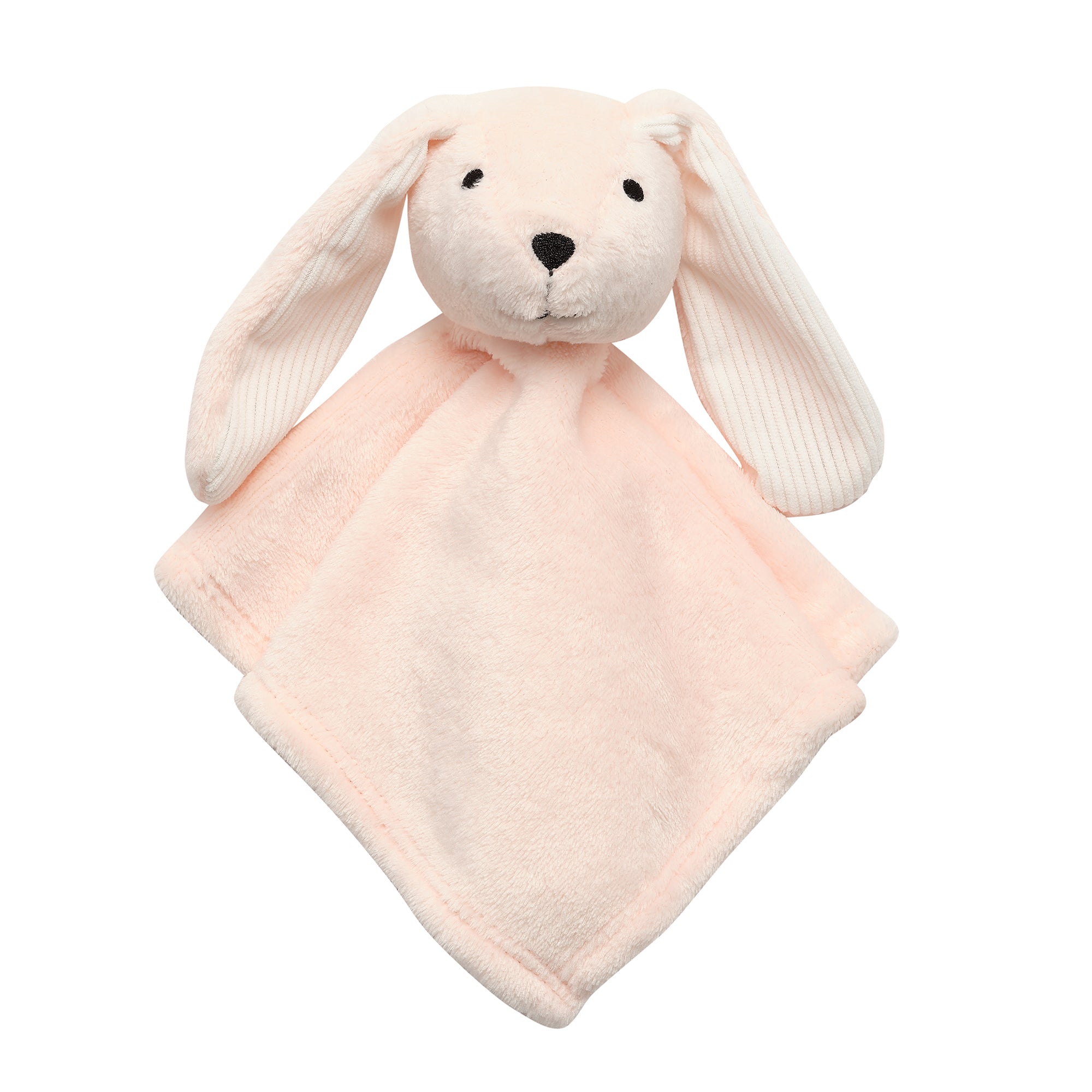 Apricot Lamb Stuffed Animal Security Blanket Lovey - Pink Bunny, 13 Inches For Babies & Toddlers