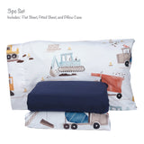 Construction Zone Twin Sheets & Pillowcase Set by Bedtime Originals