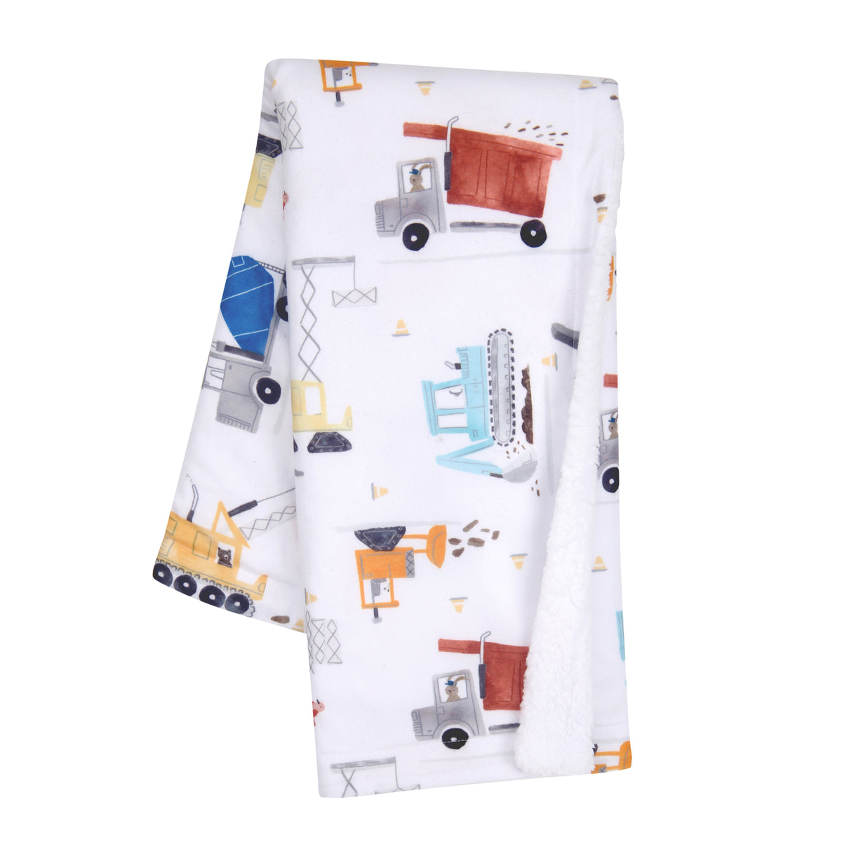 Construction truck fleece discount blanket