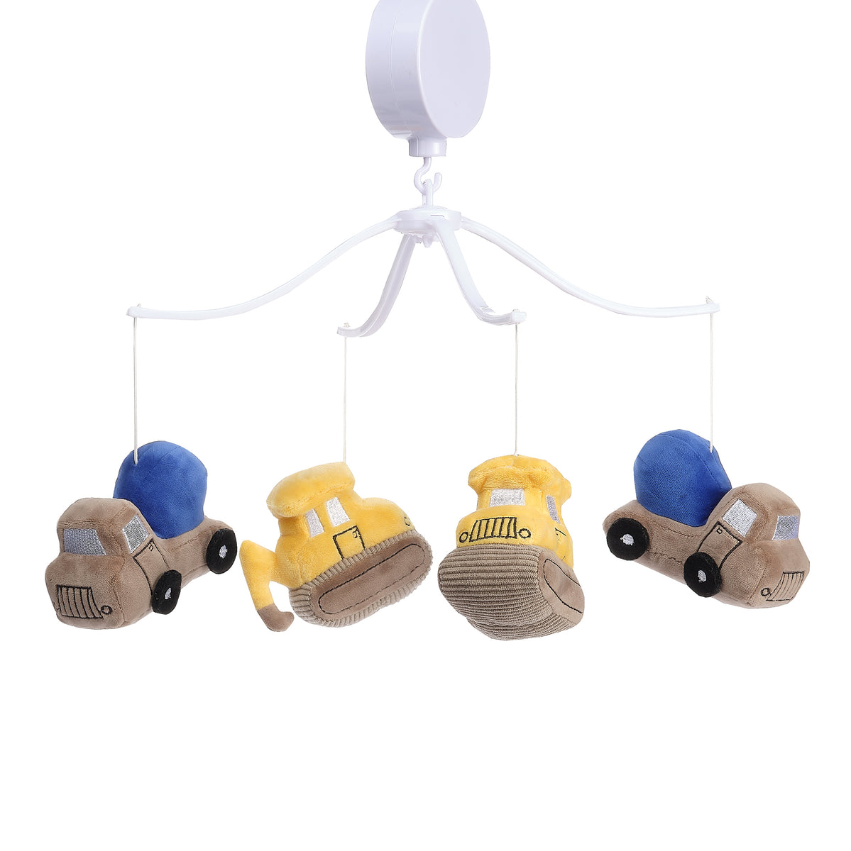 Construction Zone Musical Baby Crib Mobile Soother Toy Construction Zone Musical Baby Crib Mobile Soother Toy
