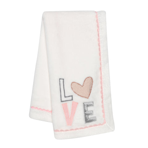 Signature Heart to Heart Baby Blanket by Lambs & Ivy