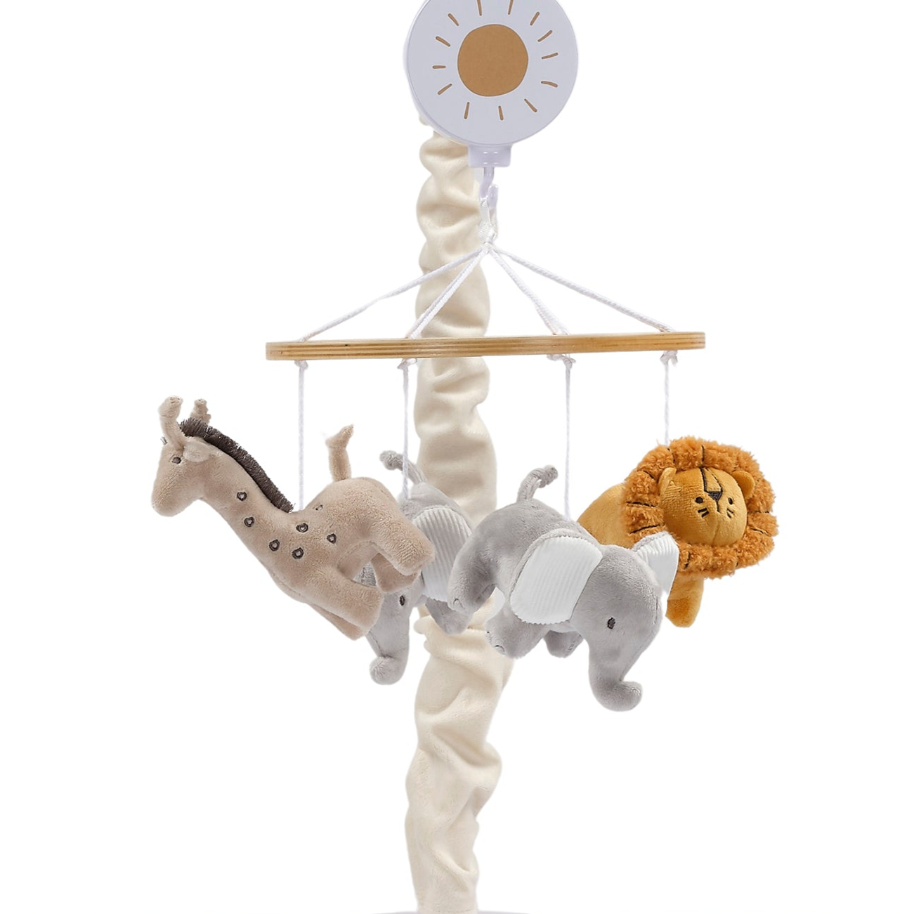 jungle adventure mobile with baby