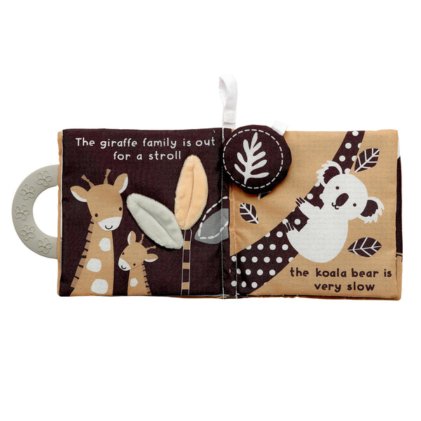 Jungle Story Soft Book w/ Lion Plush Gift Set by Lambs & Ivy