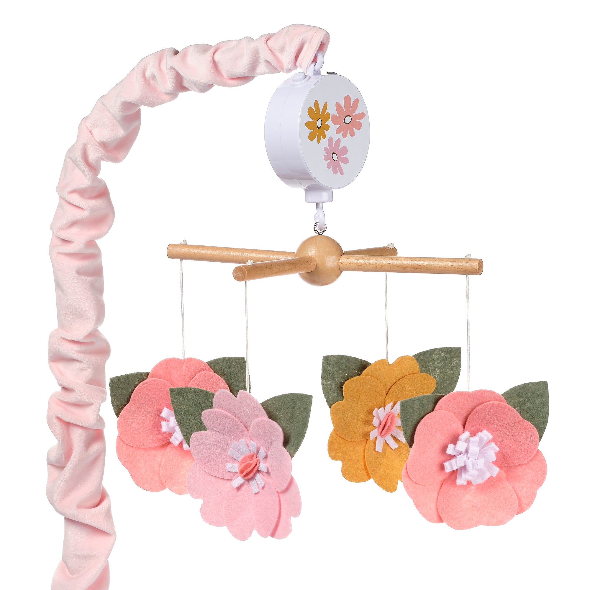 Pinkoi Pink Cot Mobile Mobile For Crib Crib Mobile Soft Velvet