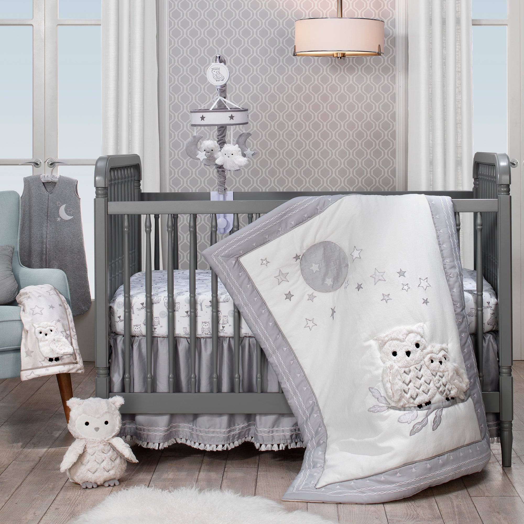 Levtex Baby Baby Boy Owl Crib Bedding Baby Boy Crib Gray Baby