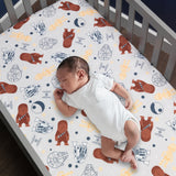 Star Wars Millennium Falcon Cotton Fitted Crib Sheet by Lambs & Ivy