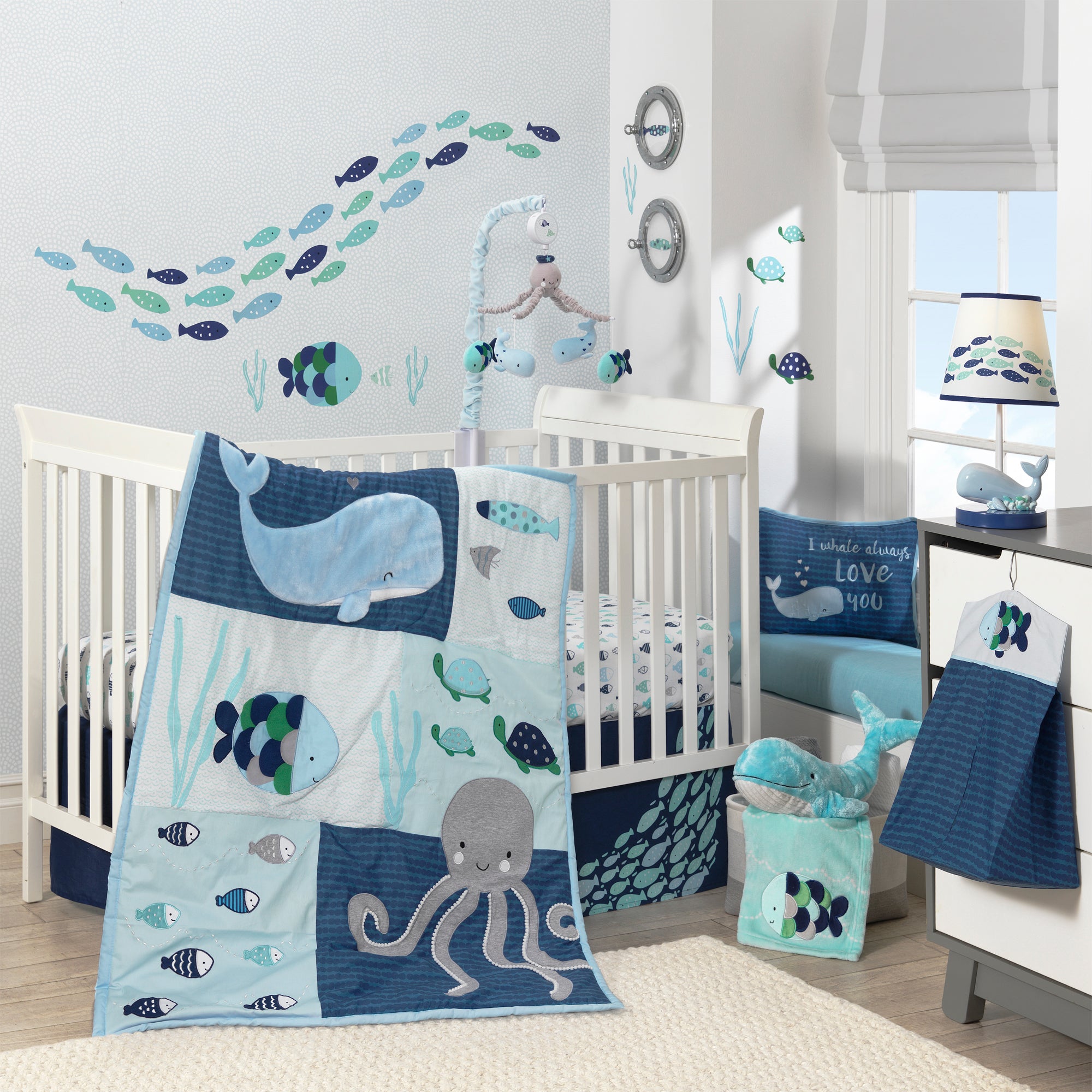 fishing themed nursery bedding