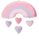 Rainbow Hearts Musical Baby Crib Mobile by Bedtime Originals