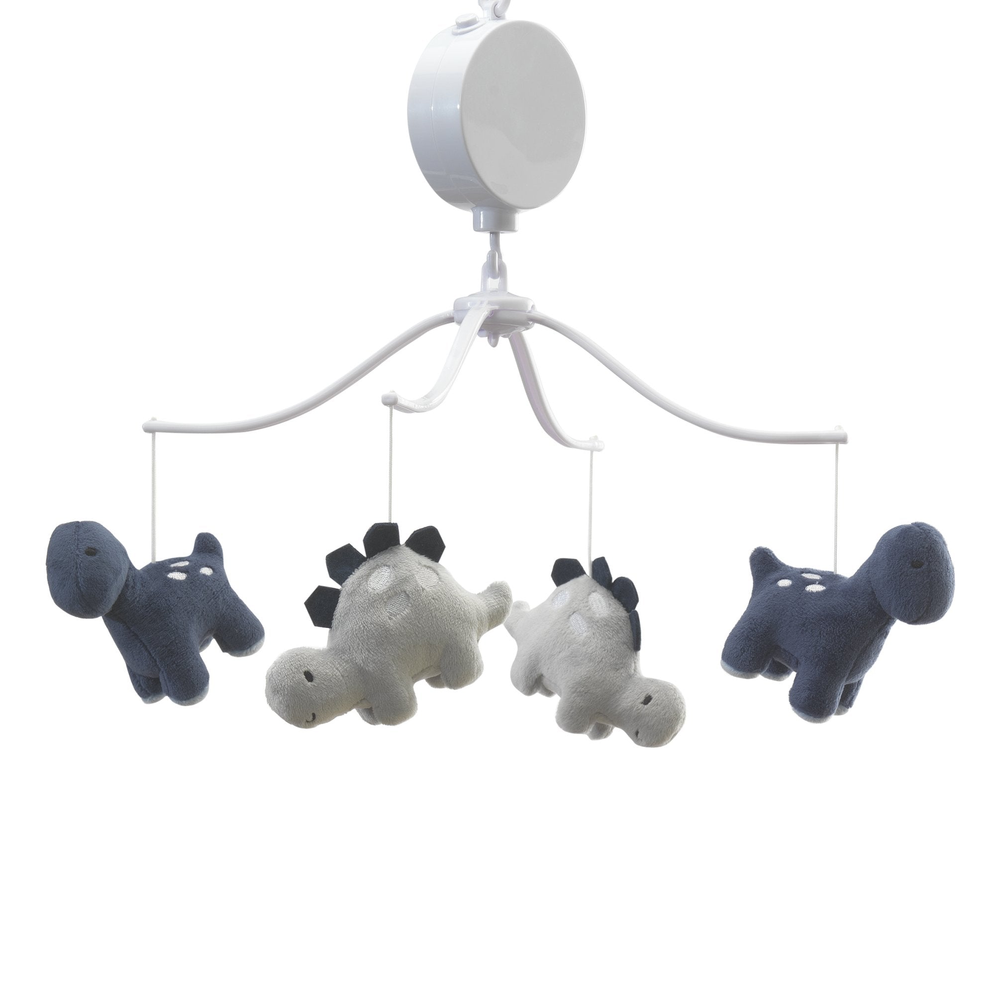 Roar Blue/Gray Dinosaur Musical Baby Crib Mobile – Lambs & Ivy