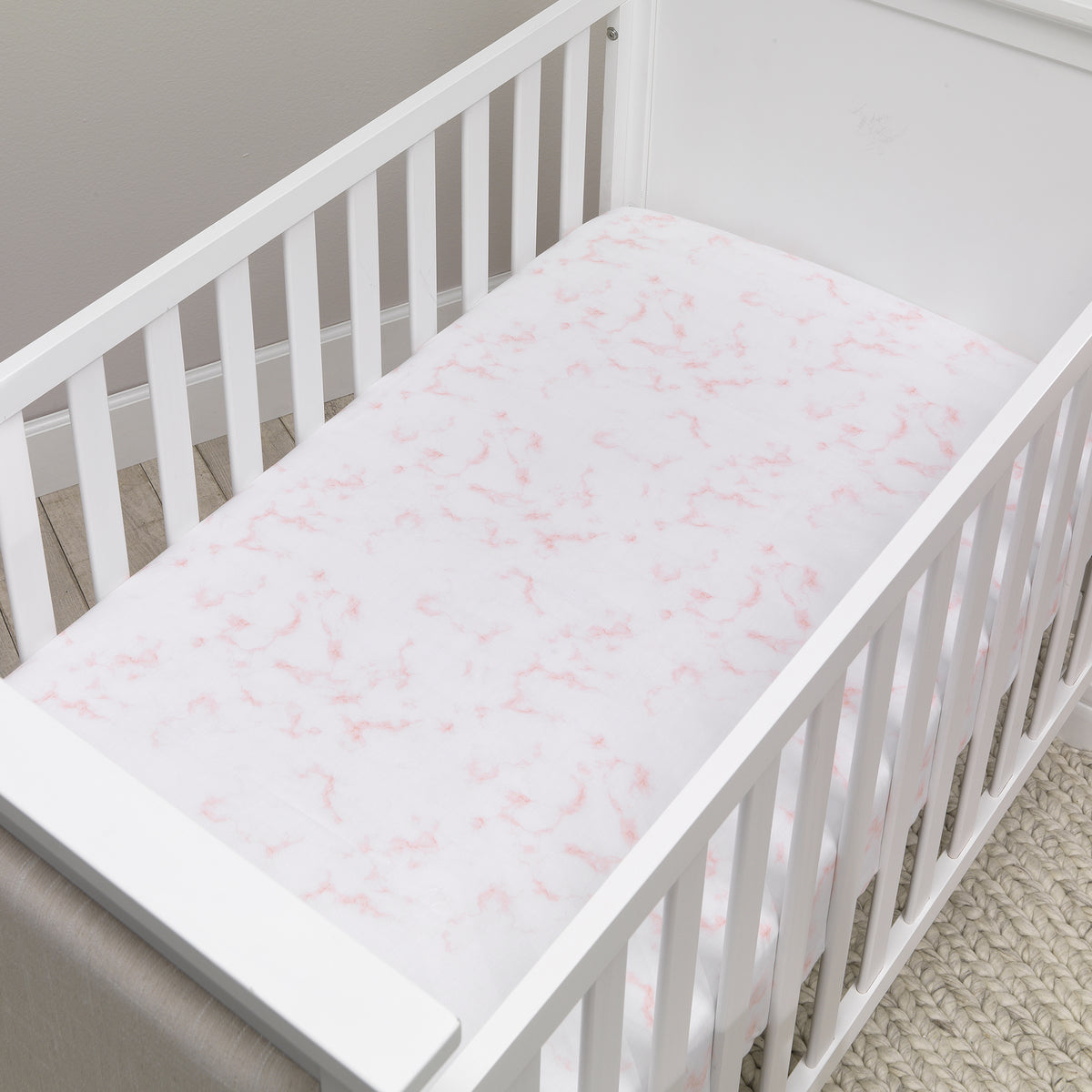 Marble crib sheet sale