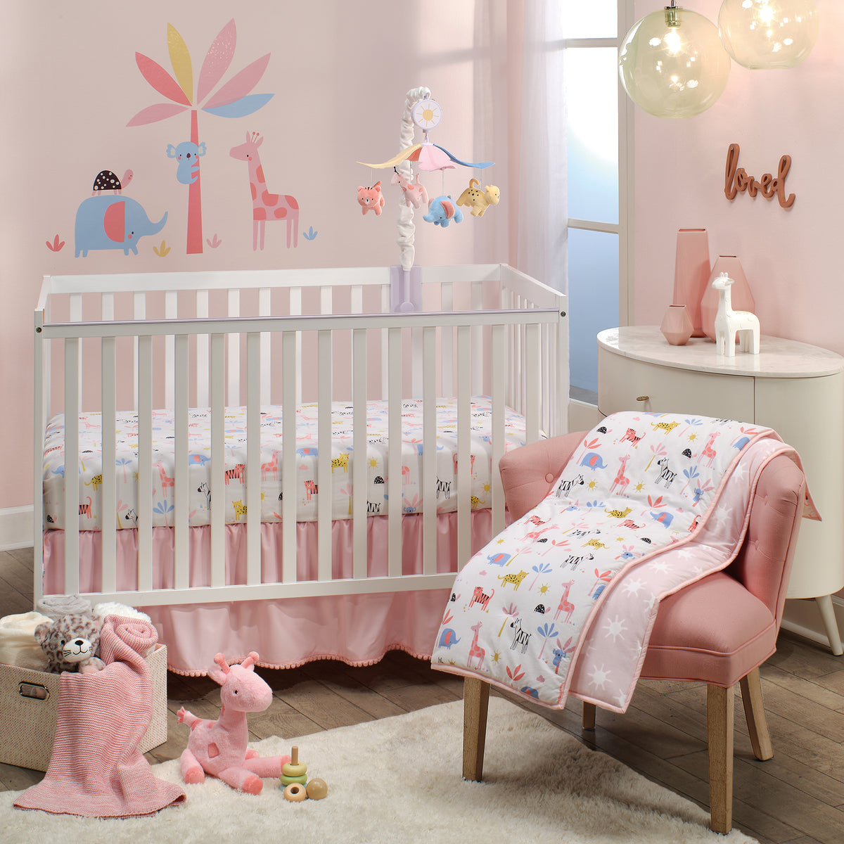 Lambs and ivy store safari crib bedding