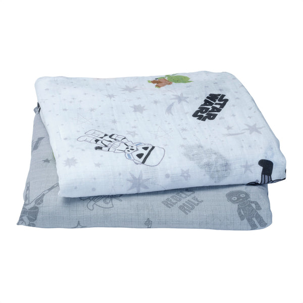 Star Wars Cotton Swaddle Blankets by Lambs & Ivy