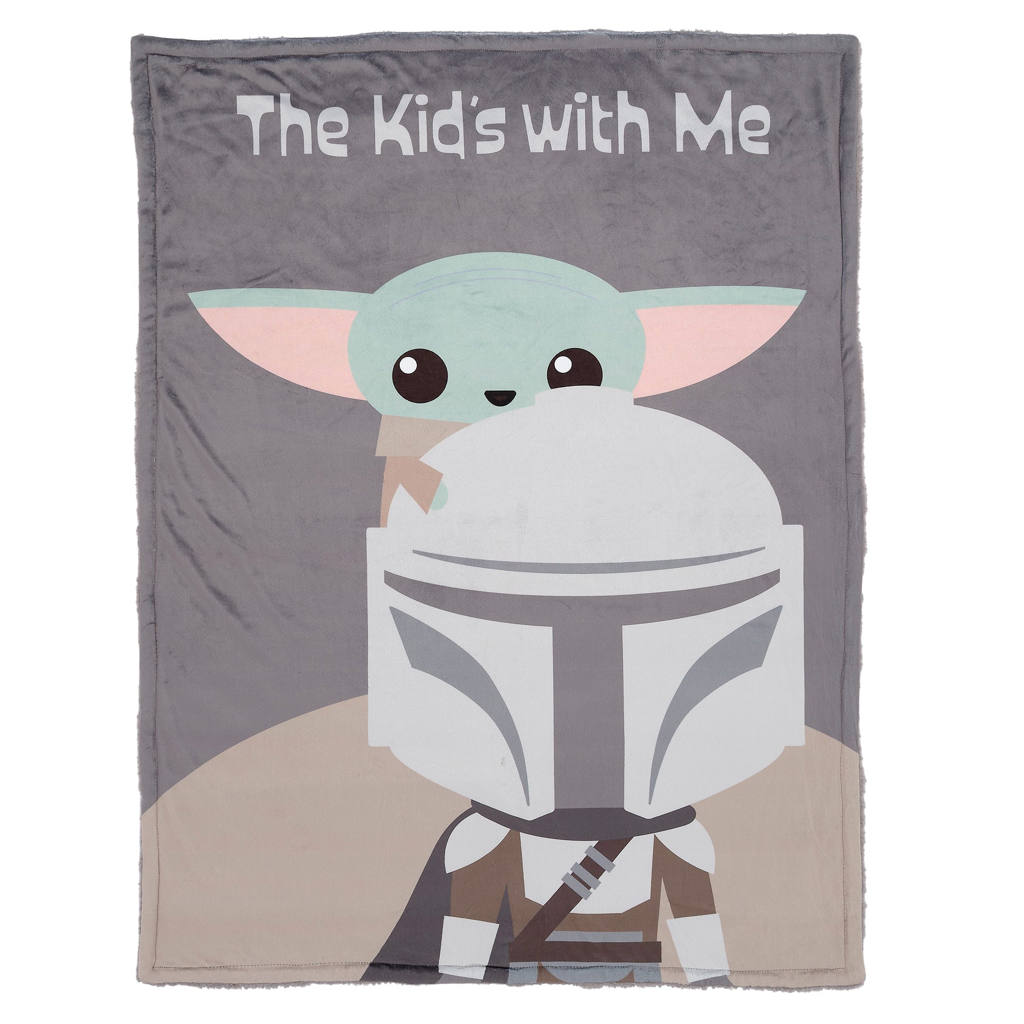 Star Wars The Kids with Me Grogu/The Child/Baby Yoda Baby Blanket