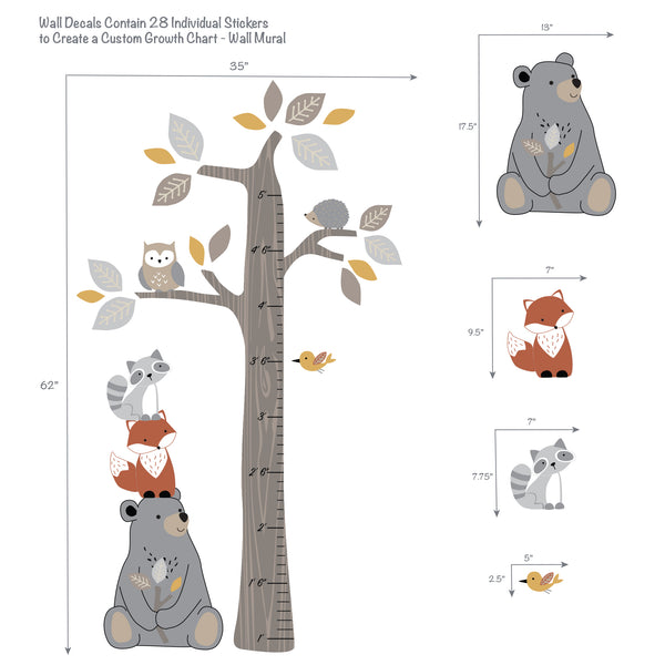 Woodland Growth Chart by Lambs & Ivy