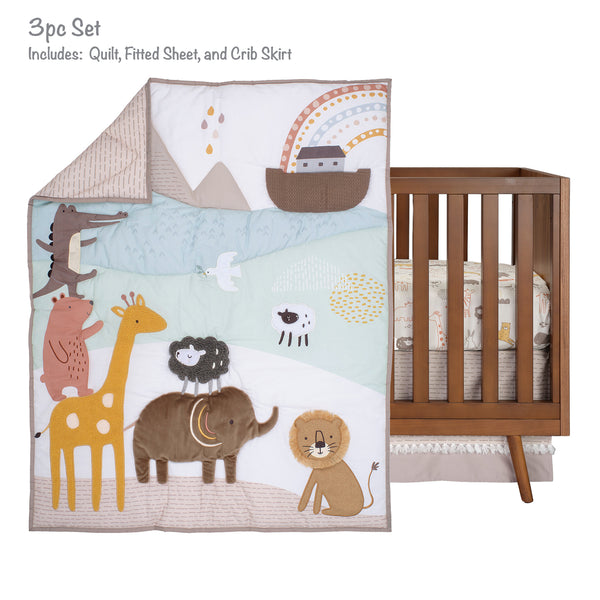 Baby Noah 3-Piece Crib Bedding Set by Lambs & Ivy