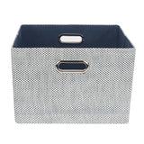 Blue Foldable Storage Basket by Lambs & Ivy