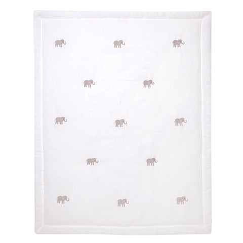 Signature Elephant Crib Quilt by Lambs & Ivy