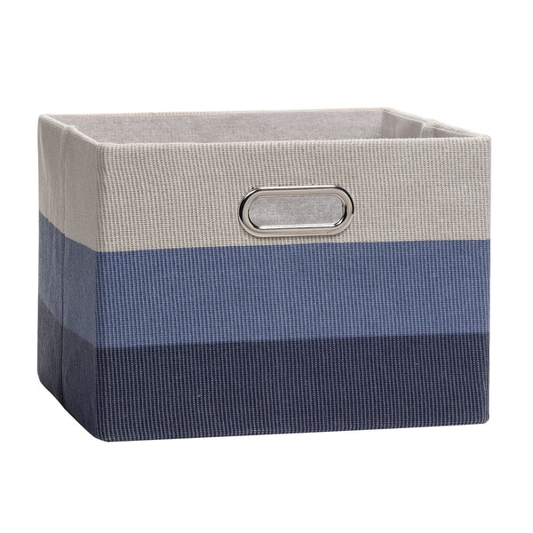 Blue Ombre Collapsible Storage Basket by Lambs & Ivy