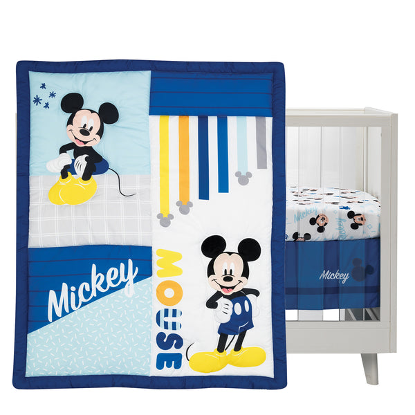 Forever Mickey Mouse 3-Piece Crib Bedding Set by Lambs & Ivy