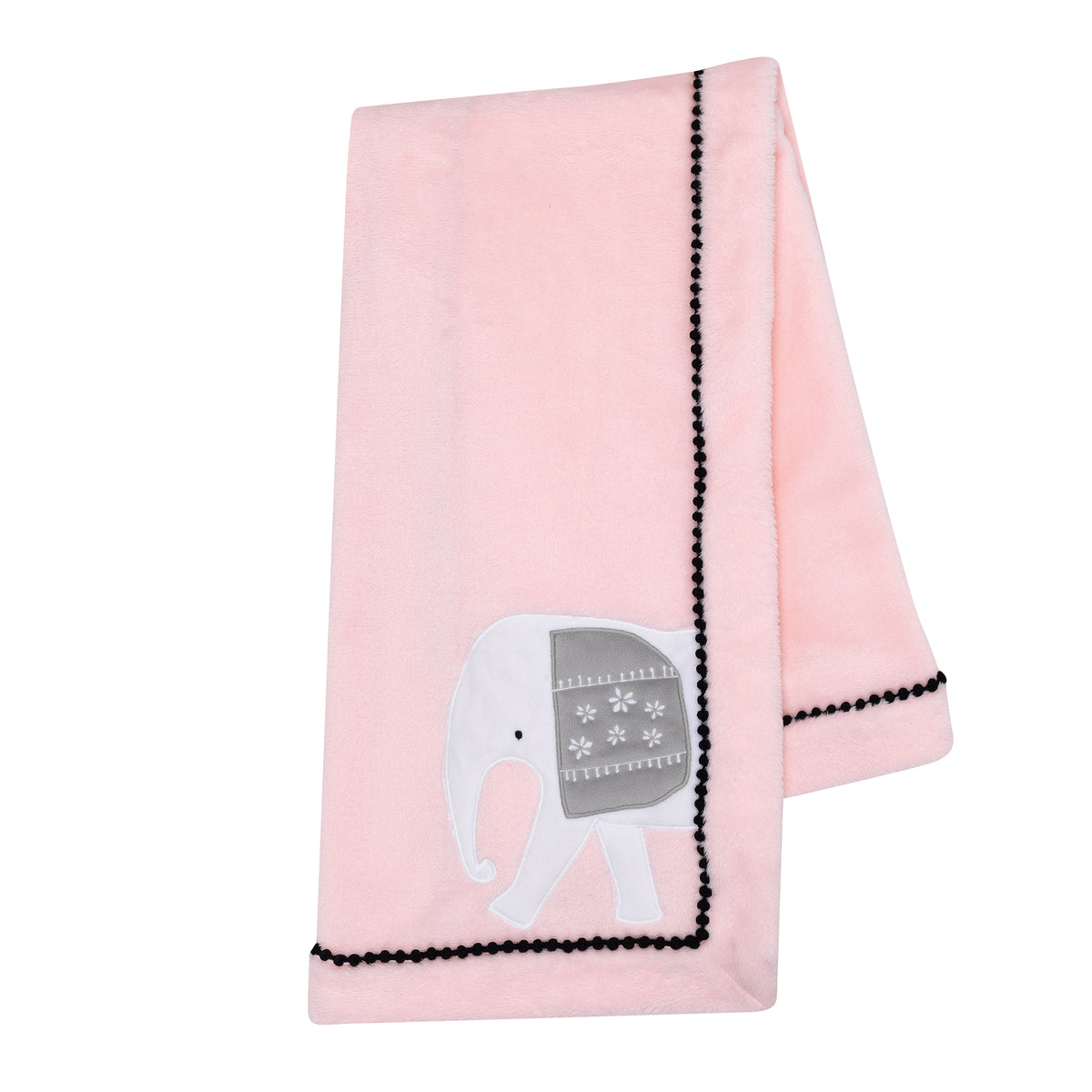 Pink elephant baby clearance blanket