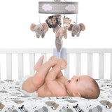 Jungle Safari Musical Baby Crib Mobile by Lambs & Ivy
