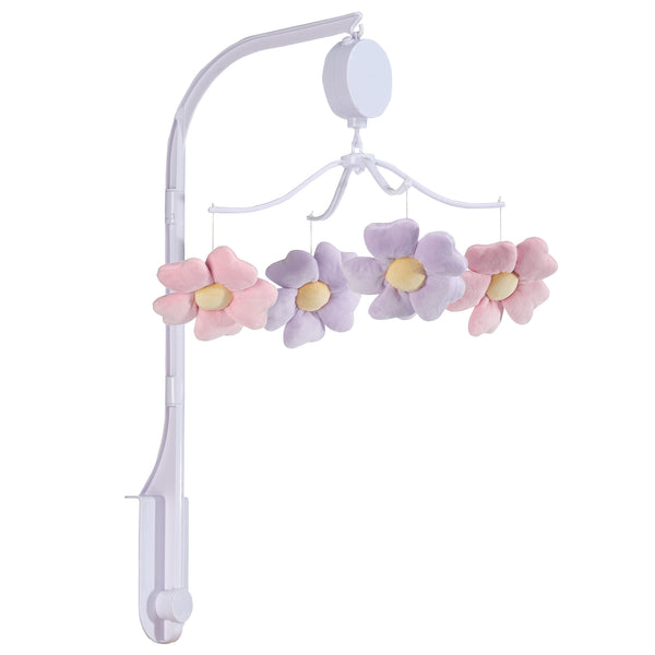Lavender Floral Musical Baby Crib Mobile by Bedtime Originals
