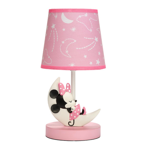 Minnie Mouse Lamp with Shade & Bulb by Lambs & Ivy
