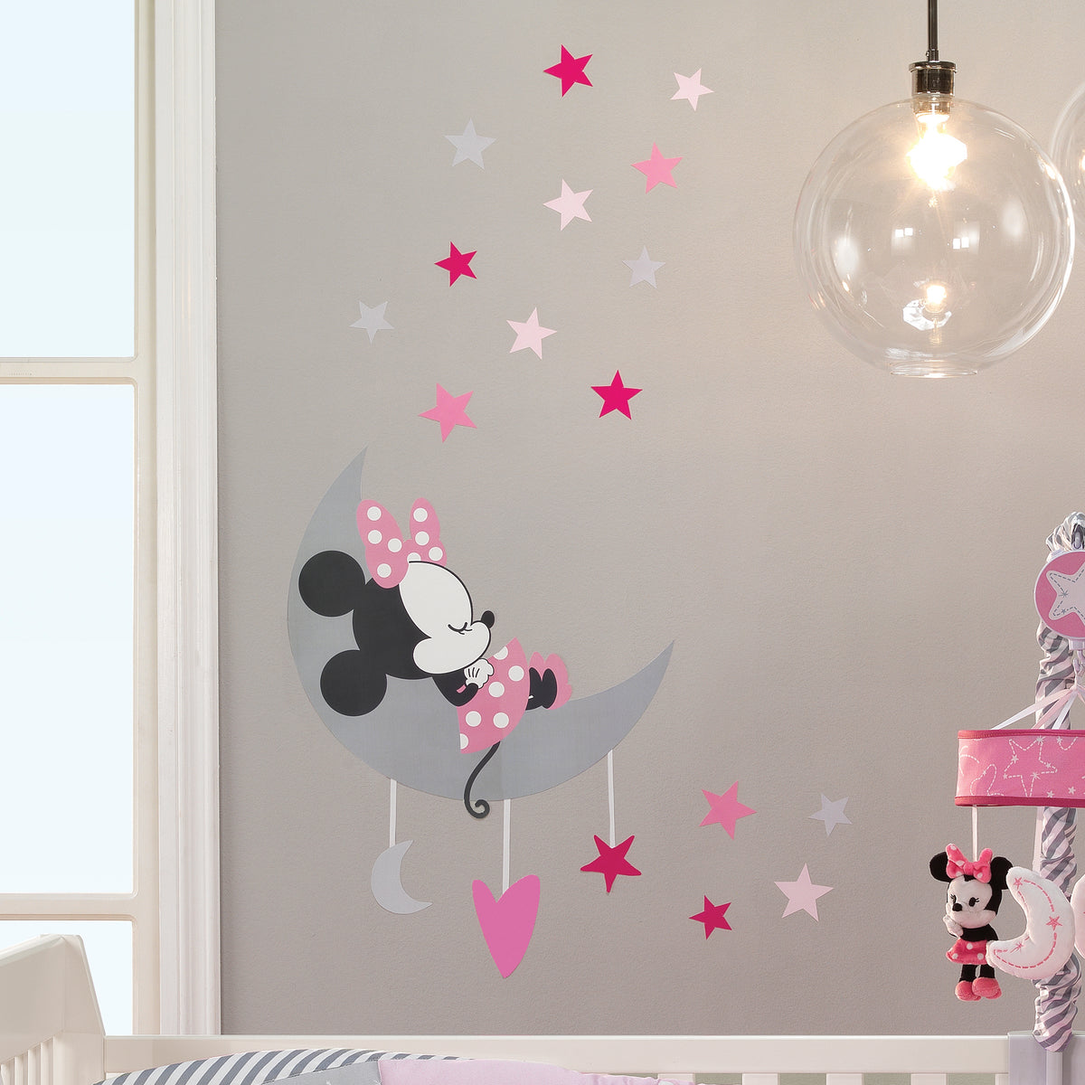 Silver Multi Star Wall Decals