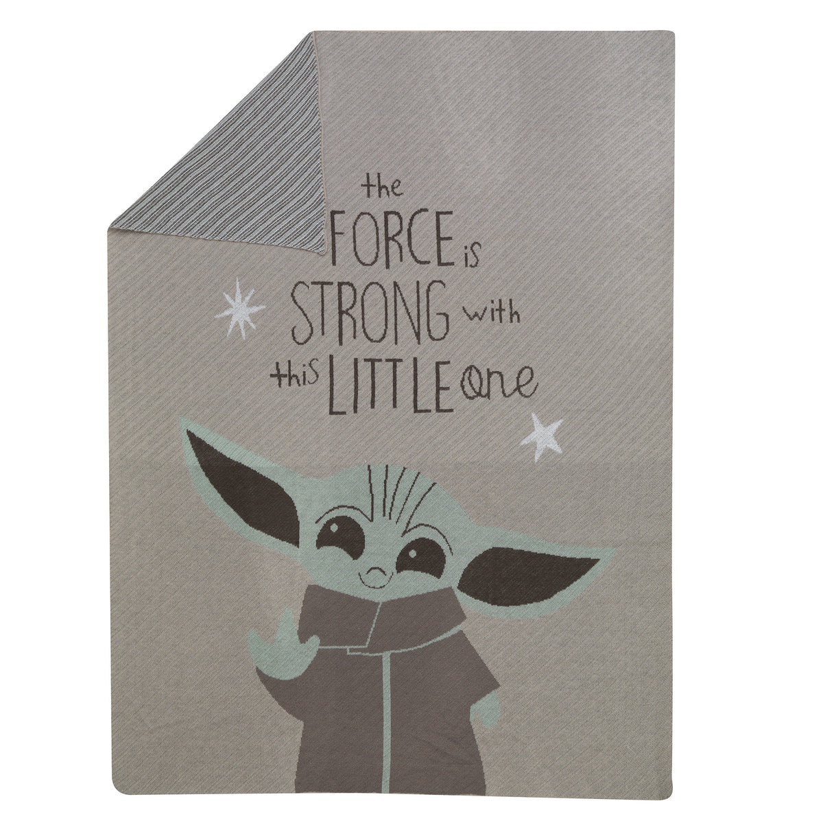 Star Wars Baby Yoda Mandalorian Grogu/The Child Knit Baby Blanket