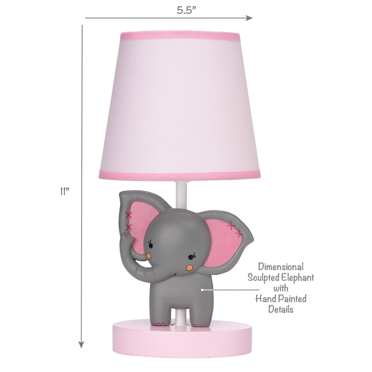 Lambs and ivy elephant hot sale lamp